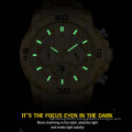 NAVIFORCE 9175 Watches for Men Waterproof Quartz Analog Clock Fashion Stainless Steel Luminous Gold Watch Men Sport